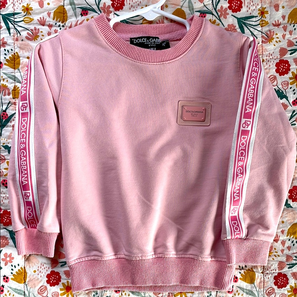 Dolce & Gabbana sweatshirt light pink